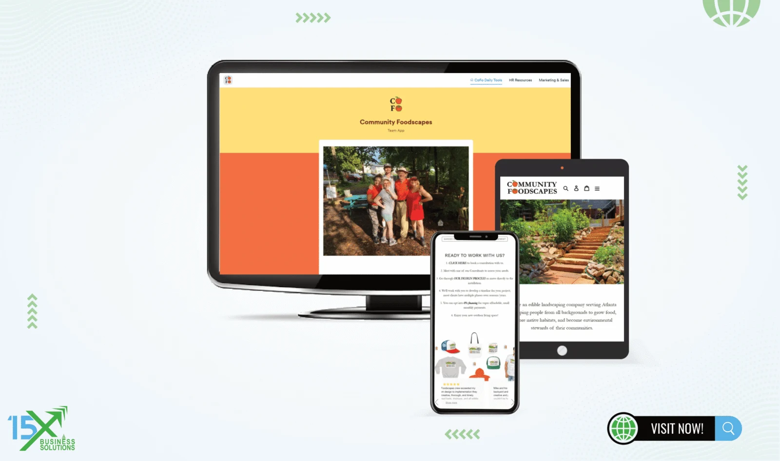 Community Foodscapes Team Resource App design