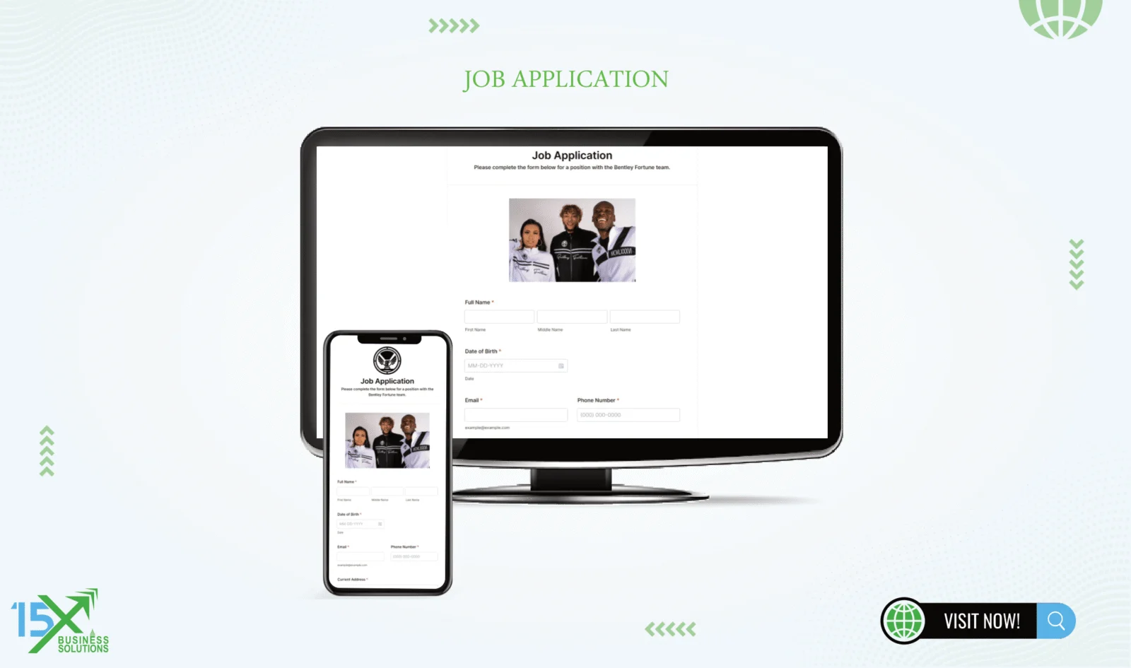 Job Application form design