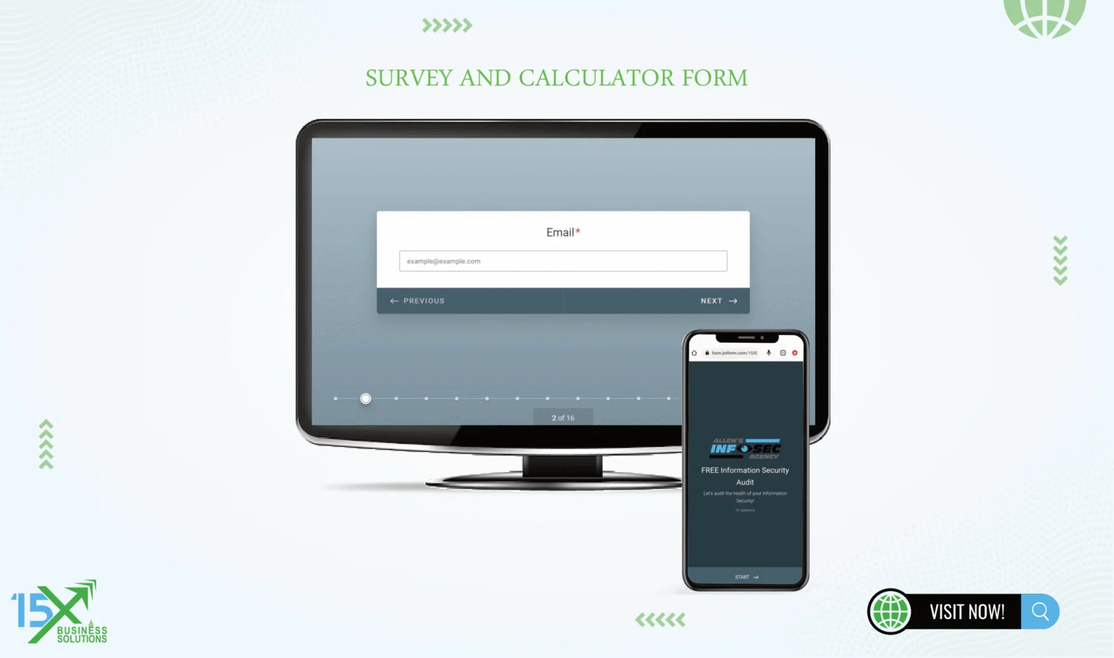 Survey Calculator form design