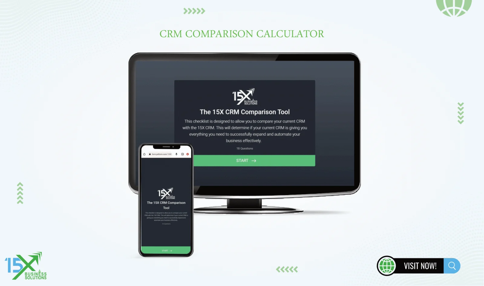 CRM Comparison Calculator form design