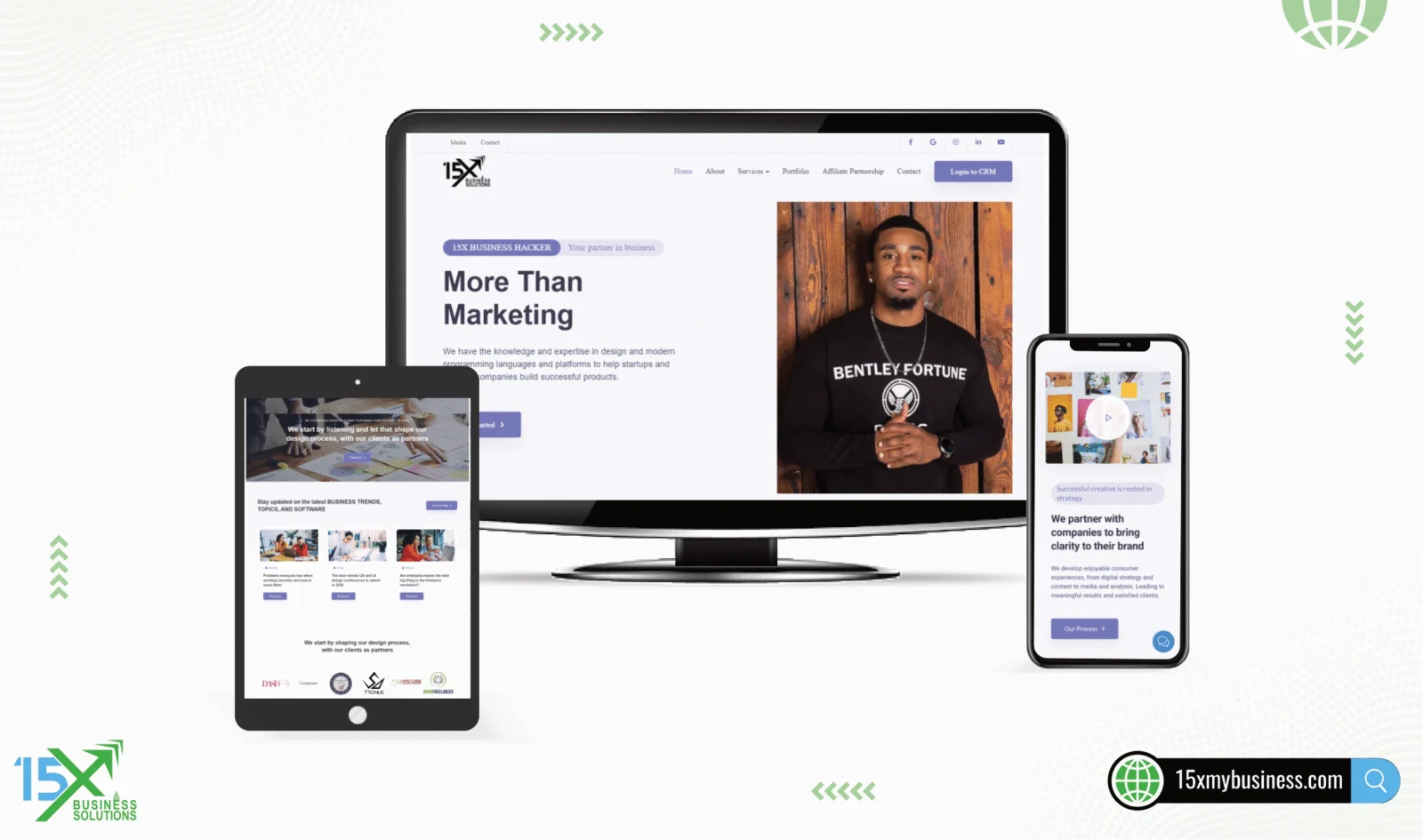 15X My Business website design