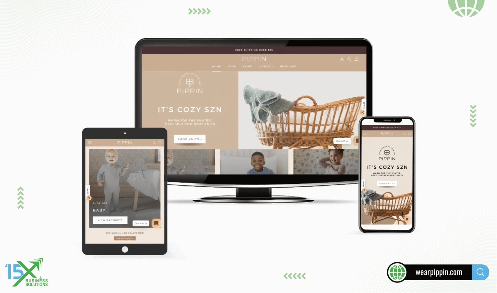 Pippin website design