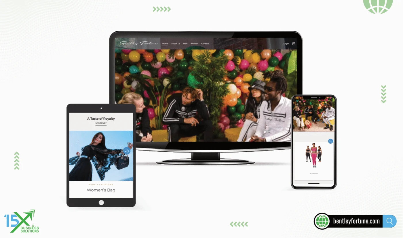 Bentley Fortune website design