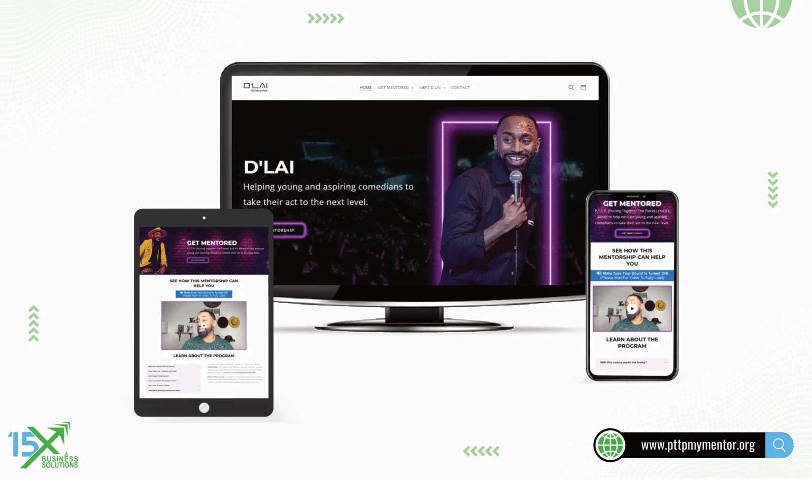 D'LAI website design