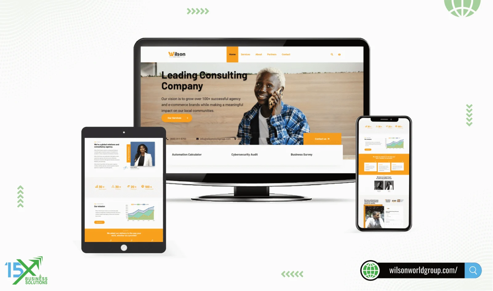 Wilson Group website design
