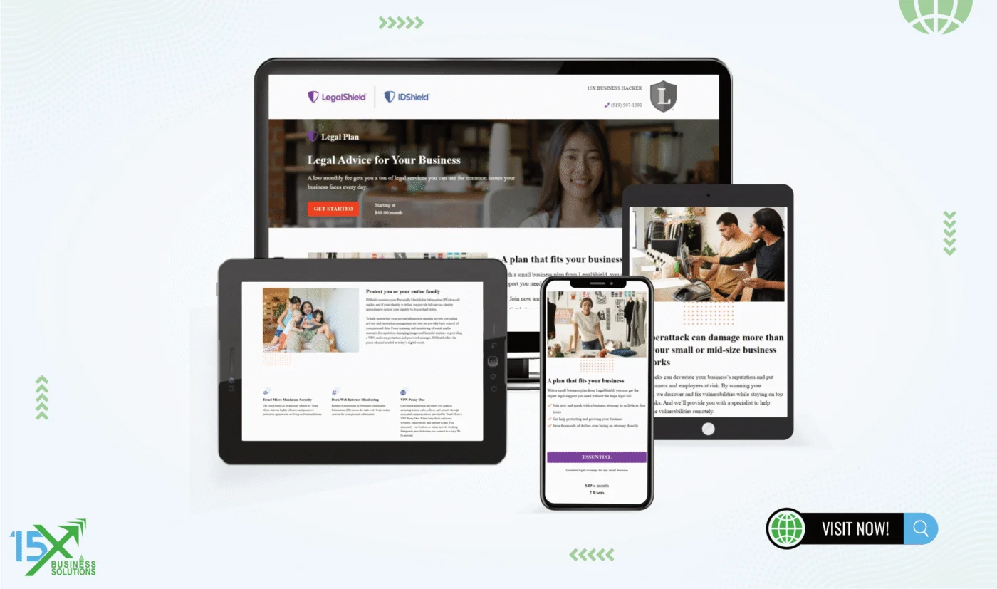 LegalShield sales funnel design
