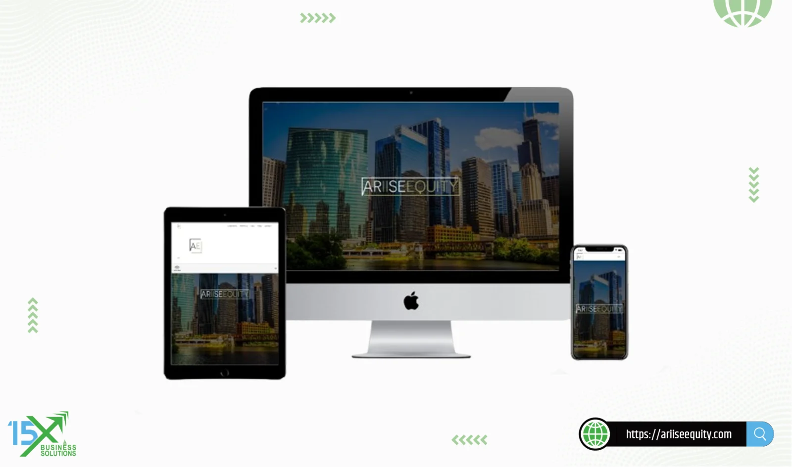 Ariise Equity website design