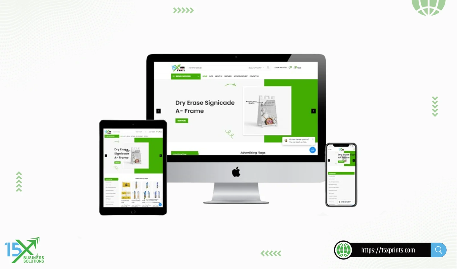 15X Prints website design