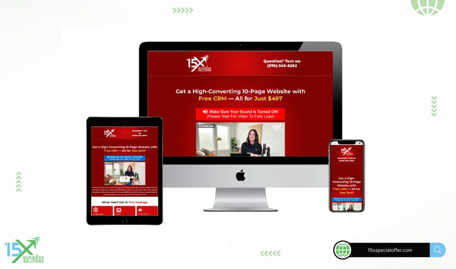 15X Special Offer sales funnel design
