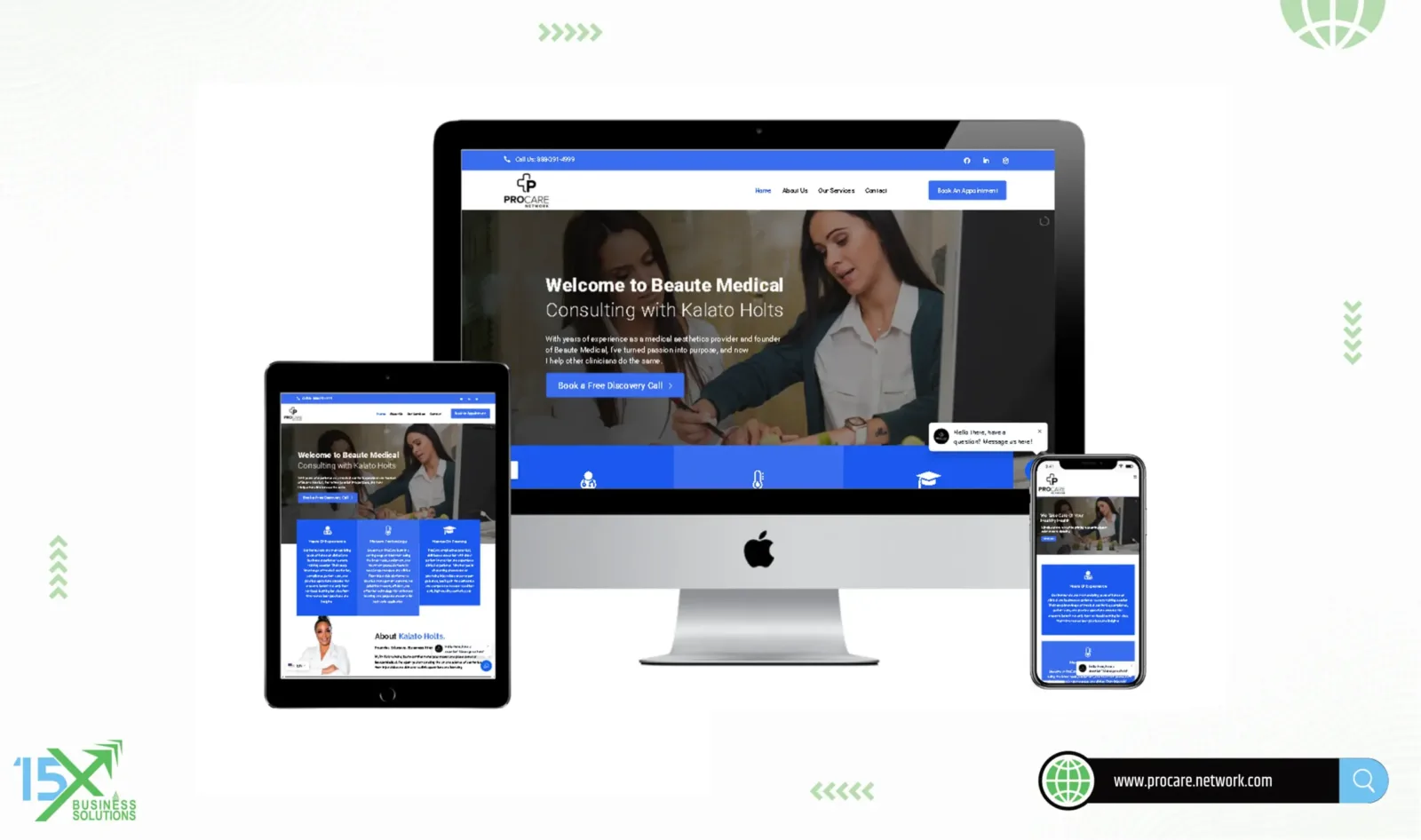 ProCare Network website design