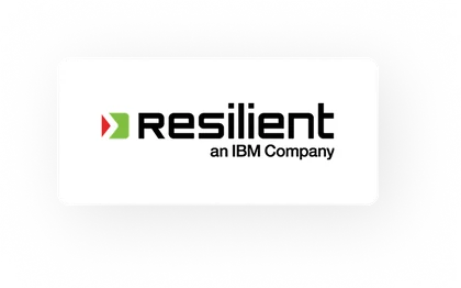 Resilient, an IBM Company logo